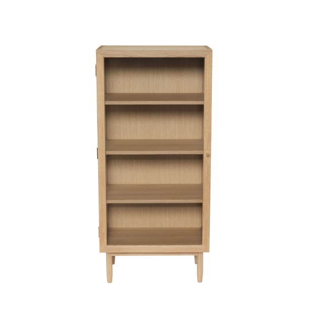 Vitrina KAISER, Roble Natural / Cristal - Hübsch. Vackart