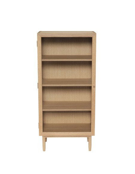 Vitrina KAISER, Roble Natural / Cristal - Hübsch. Vackart