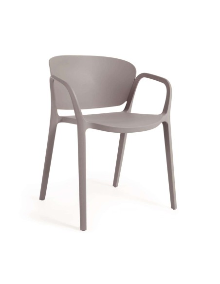 Silla 100% de exterior ANIA marrón - Kave Home