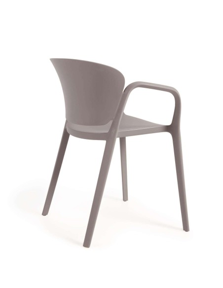 Silla 100% de exterior ANIA marrón - Kave Home