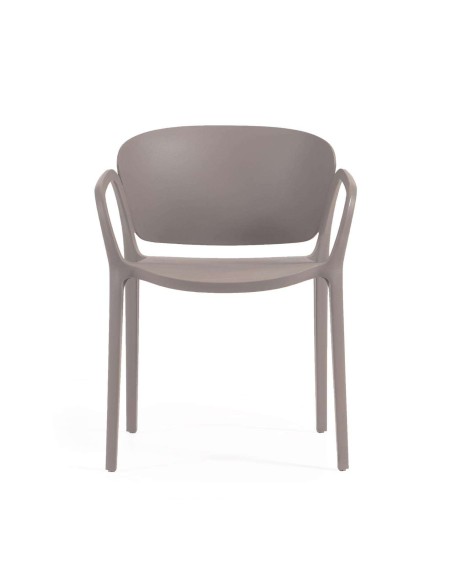 Silla 100% de exterior ANIA marrón - Kave Home