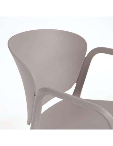 Silla 100% de exterior ANIA marrón - Kave Home