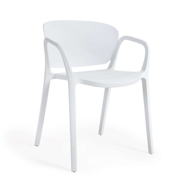 Silla 100% de exterior ANIA blanco - Kave Home