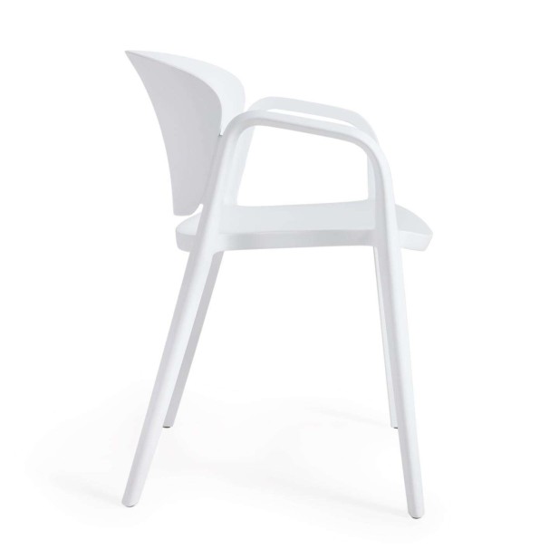 Silla 100% de exterior ANIA blanco - Kave Home Silla 100% de exterior ANIA blanco - Kave Home