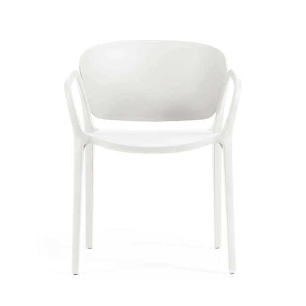 Silla 100% de exterior ANIA blanco - Kave Home Silla 100% de exterior ANIA blanco - Kave Home