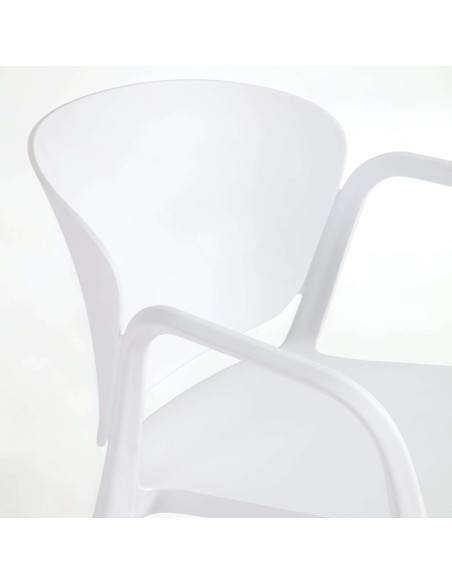 Silla 100% de exterior ANIA blanco - Kave Home