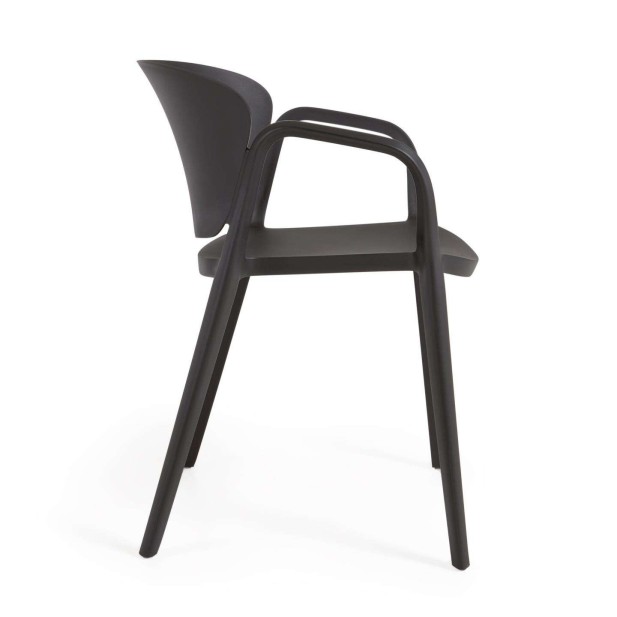 Silla 100% de exterior ANIA negro - Kave Home