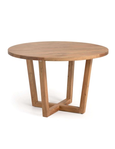Mesa redonda NAHLA Ø120cm acacia natural - Kave Home