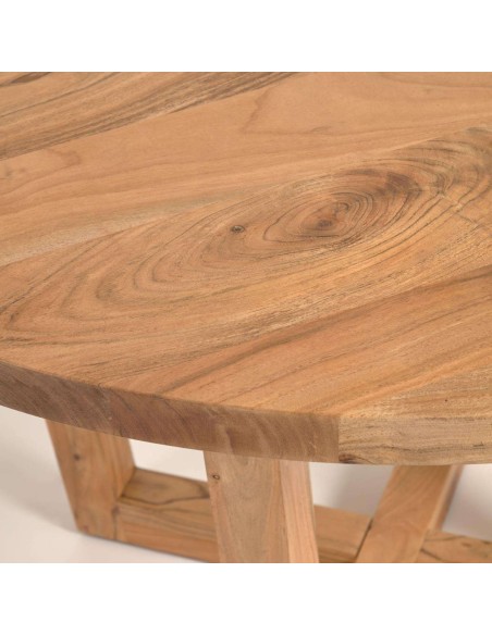 Mesa redonda NAHLA Ø120cm acacia natural - Kave Home