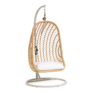 Sillón colgante con pie Ekaterina - Kave Home; Vackart. CC5972J05. Los mejores muebles de diseño de la marca Kave Home