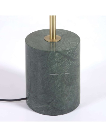 Lámpara de pie Lonela de mármol con acabado verde - Kave Home