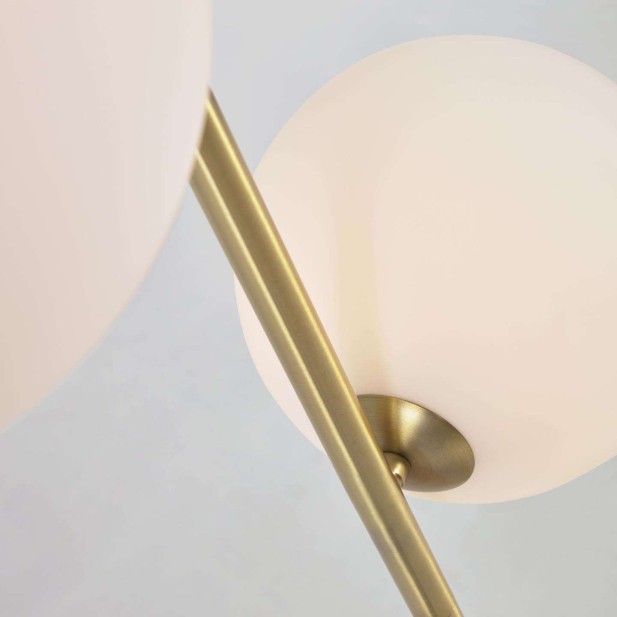 Lámpara de pie Lonela de mármol con acabado verde - Kave Home Lámpara de pie Lonela de mármol con acabado verde - Kave Home