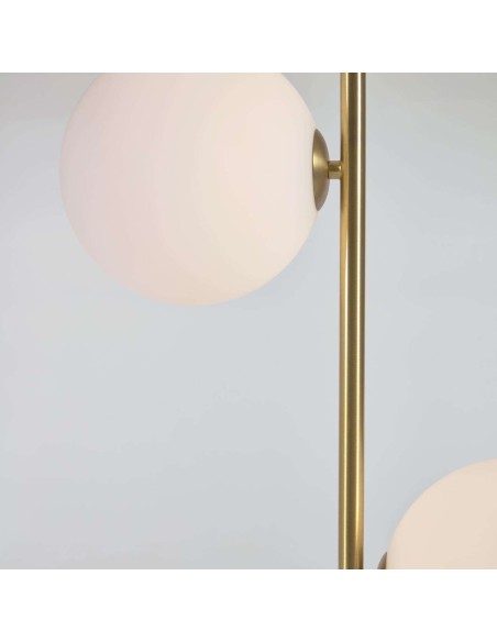 Lámpara de pie Lonela de mármol con acabado verde - Kave Home