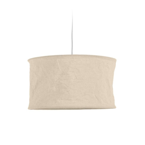 Pantalla de lámpara de techo Mariela de lino con acabado beige Ø 50 cm - Kave Home