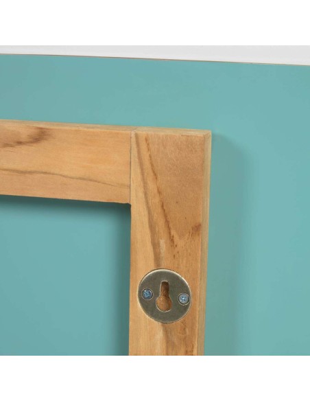 Espejo Rokia de madera maciza de teca 90 x 55 cm - Kave Home