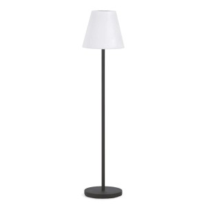 Lámpara de pie de exterior Amaray de acero con acabado negro - Kave Home; Vackart. LH0439R01. Los mejores muebles de diseño de la marca Kave Home