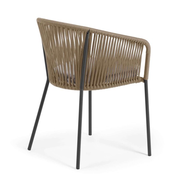 Silla YANET cuerda beige - Kave Home Silla YANET cuerda beige - Kave Home