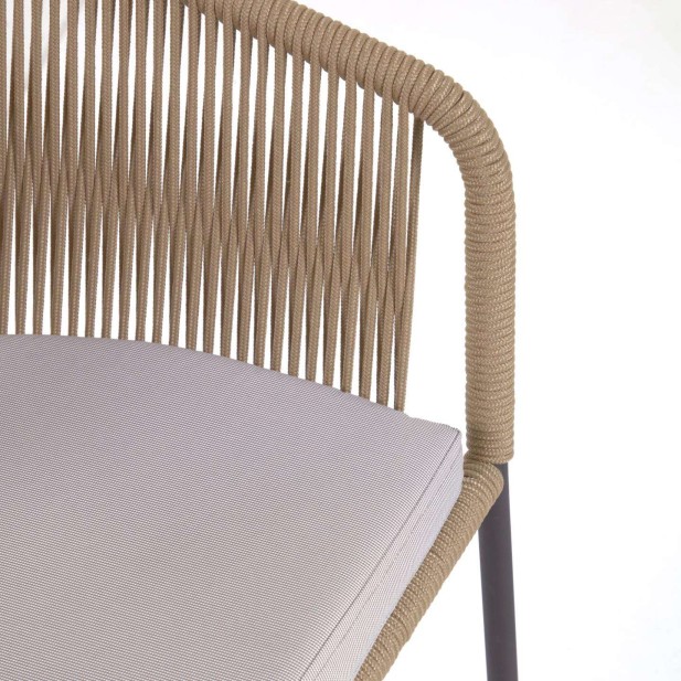 Silla YANET cuerda beige - Kave Home Silla YANET cuerda beige - Kave Home