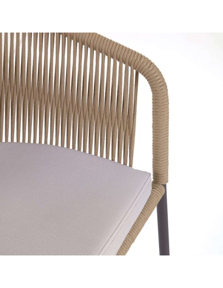 Silla YANET cuerda beige - Kave Home