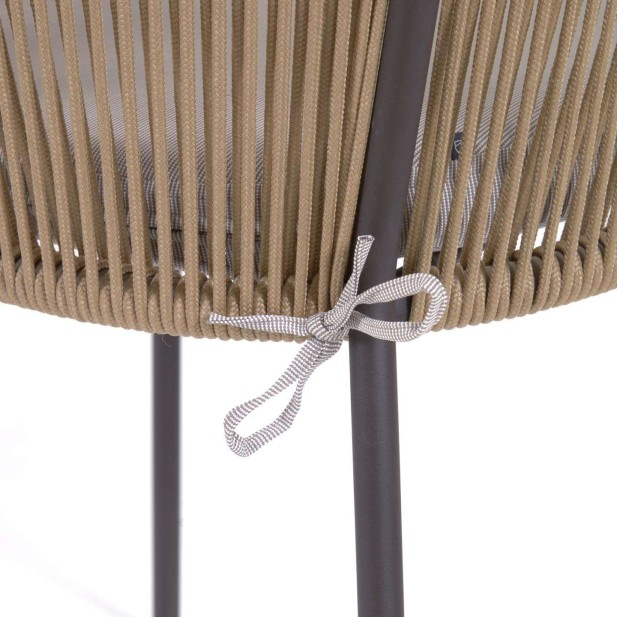 Silla YANET cuerda beige - Kave Home Silla YANET cuerda beige - Kave Home