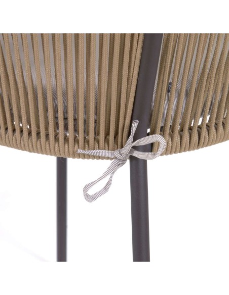 Silla YANET cuerda beige - Kave Home