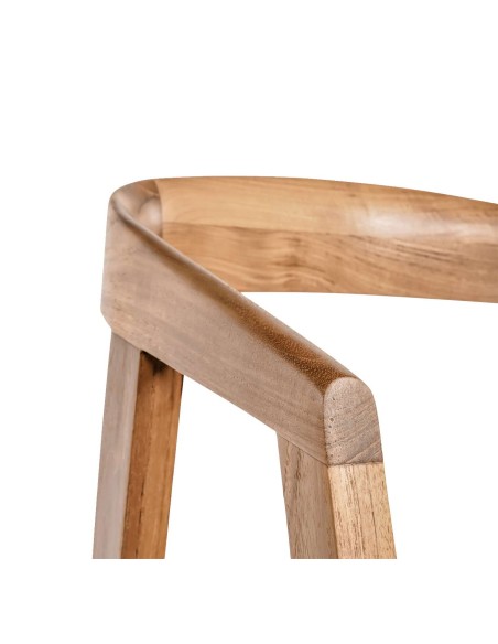 Silla ARC EXTERIOR, Teca Reciclada Natural - Dareels. Vackart