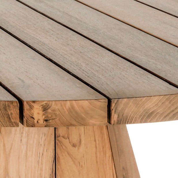 Mesa Exterior JATI WL Ø130 cm, Teca Reciclada - Dareels. Vackart Mesa Exterior JATI WL Ø130 cm, Teca Reciclada - Dareels. Vackart