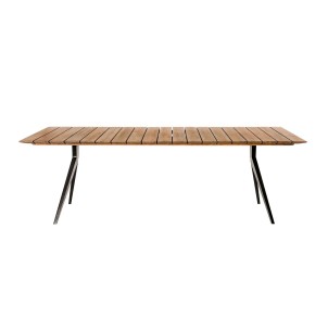 Mesa Exterior MAJESTI 240x100 de Comedor, Teca Reciclada - Dareels. Las originales y exclusivas mesas de diseño de Dareels en Vackart, tu tienda de diseño online.