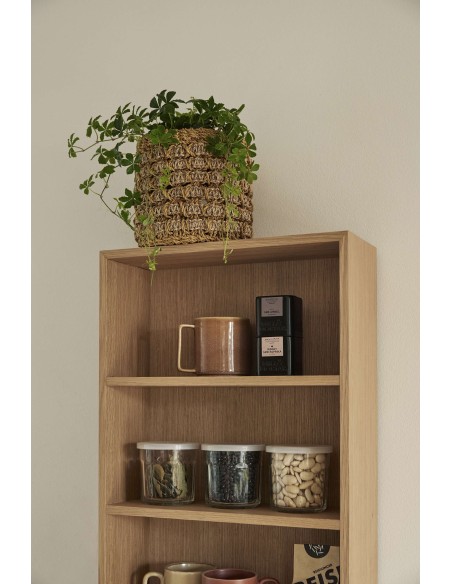 Estantería KAPPU, Chapa Roble Natural - Hübsch. Vackart