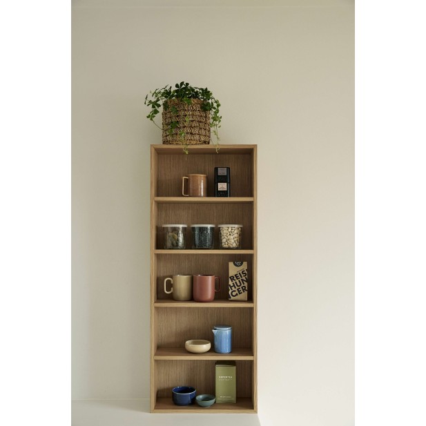 Estantería KAPPU, Chapa Roble Natural - Hübsch. Vackart