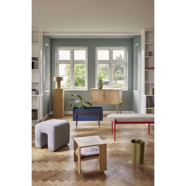 Mesa Auxiliar MERGE, Chapa Roble Natural - Hübsch. Vackart