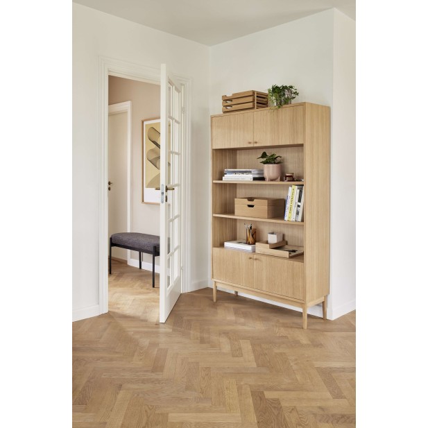 Estantería PRIME, Roble Natural - Hübsch. Vackart