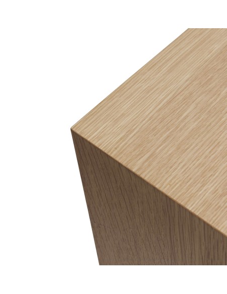 Vitrina SHOJI 90x100 cm, Roble Natural / Cristal - Hübsch. Vackart