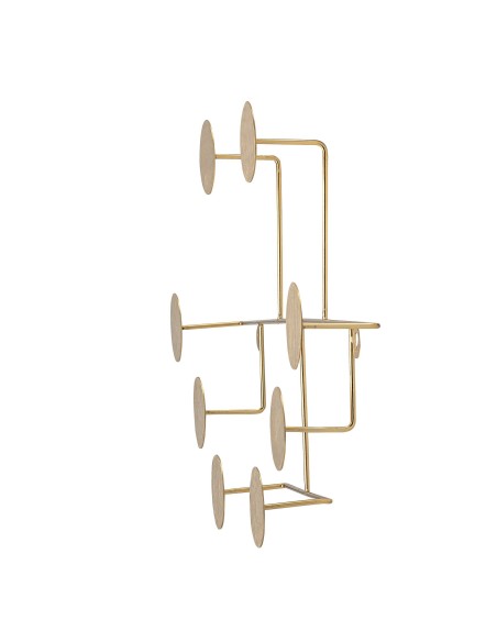 Perchero de Pared  FIA, Latón - Bloomingville. Vackart