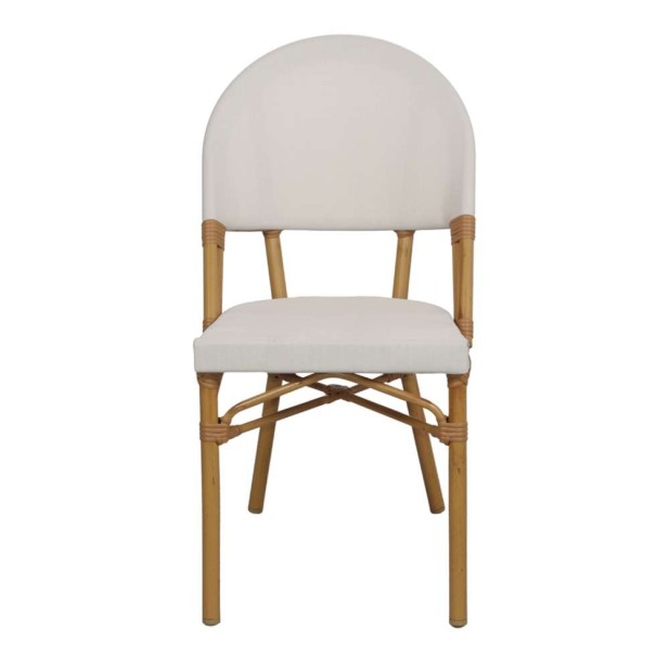 Silla KONRAD, Metal / Poliéster Beige. Vackart