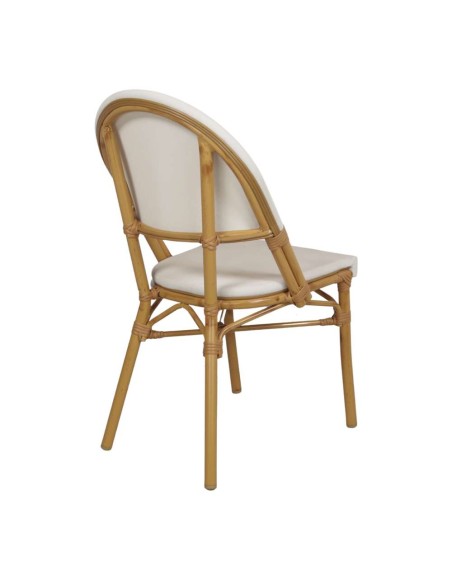 Silla KONRAD, Metal / Poliéster Beige. Vackart