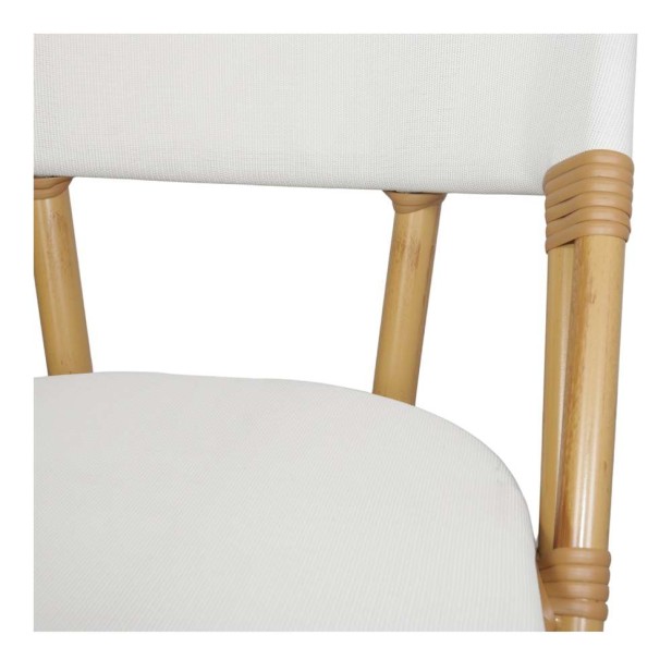 Silla KONRAD, Metal / Poliéster Beige. Vackart