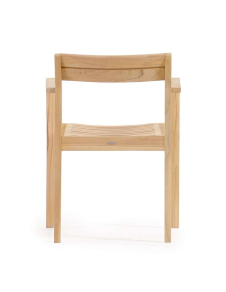 Silla de exterior Victoire, teca - Kave Home, Vackart CC6125M47