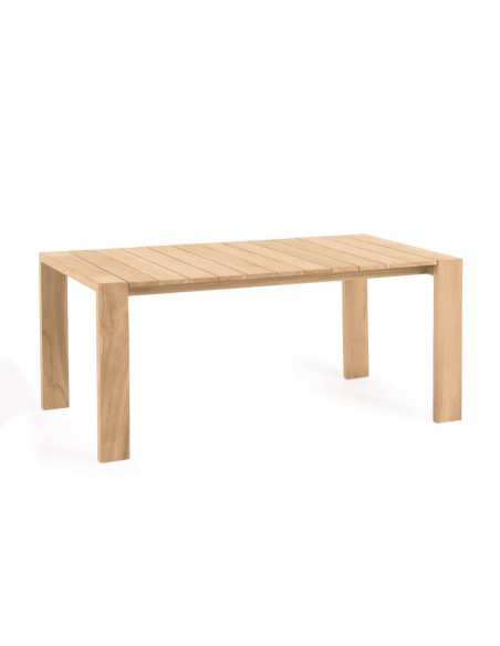 Mesa de exterior Victoire 240 x 110 cm madera maciza de teca - Kave Home
