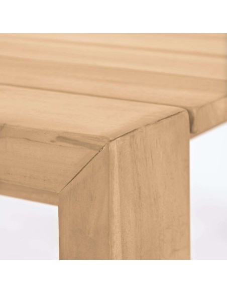 Mesa de exterior Victoire 240 x 110 cm madera maciza de teca - Kave Home