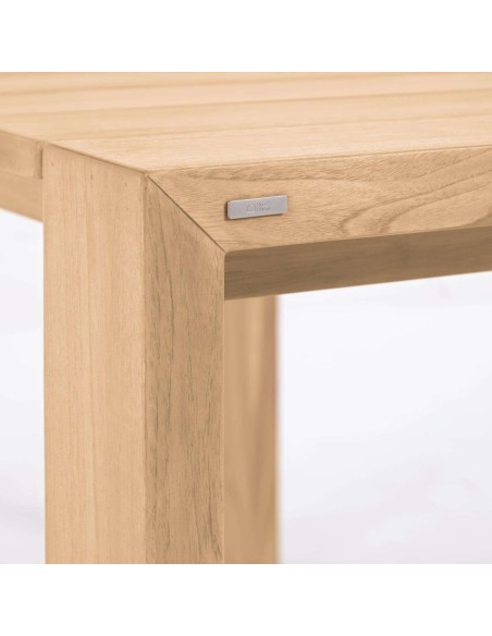 Mesa de exterior Victoire 240 x 110 cm madera maciza de teca - Kave Home