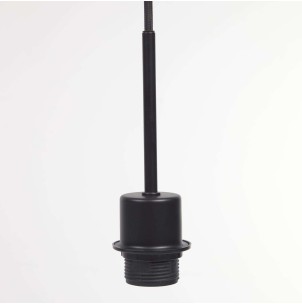 Montura para lámpara de techo Fulvia de metal con acabado negro 2