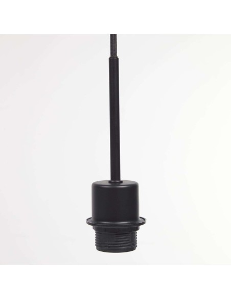 Montura para lámpara de techo Fulvia de metal con acabado negro