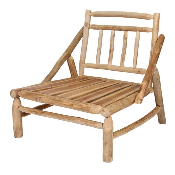 Sillón THAOLY, madera maciza tropical - VACKART