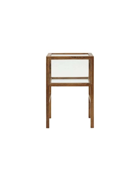 Mesita de Noche MONTRE, Mango Antiguo / Cristal - House Doctor. Vackart