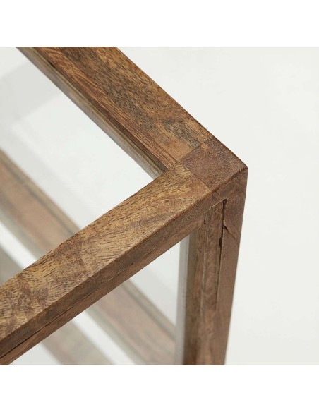 Mesita de Noche MONTRE, Mango Antiguo / Cristal - House Doctor. Vackart