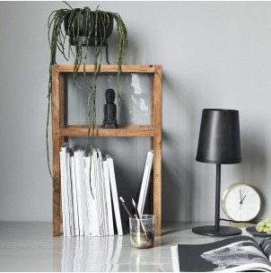 Mesita de Noche MONTRE, Mango Antiguo / Cristal - House Doctor. Vackart 2