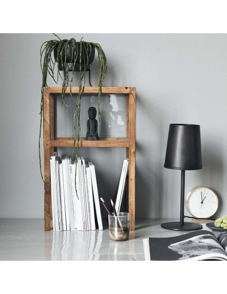 Mesita de Noche MONTRE, Mango Antiguo / Cristal - House Doctor. Vackart