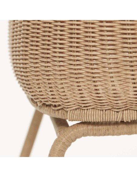 Sillón HAPUR, Ratán Sintético / Metal - House Doctor. Vackart