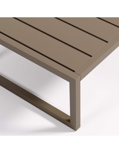 Mesa auxiliar Comova 60 x 60 cm 100% exterior/aluminio verde - Kave Home